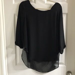 Dressy black blouse